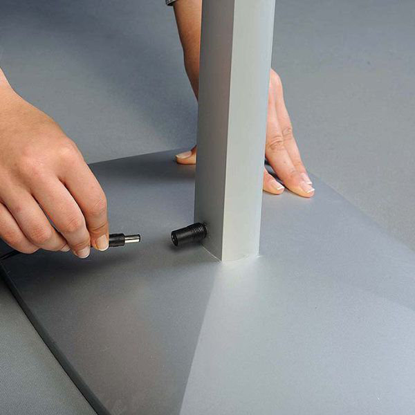 Flexible Sign Holder with LED Box, 12.26" H x 18.26" W