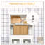 Armoire avec tablette réglable 63,75 "Farmhosue