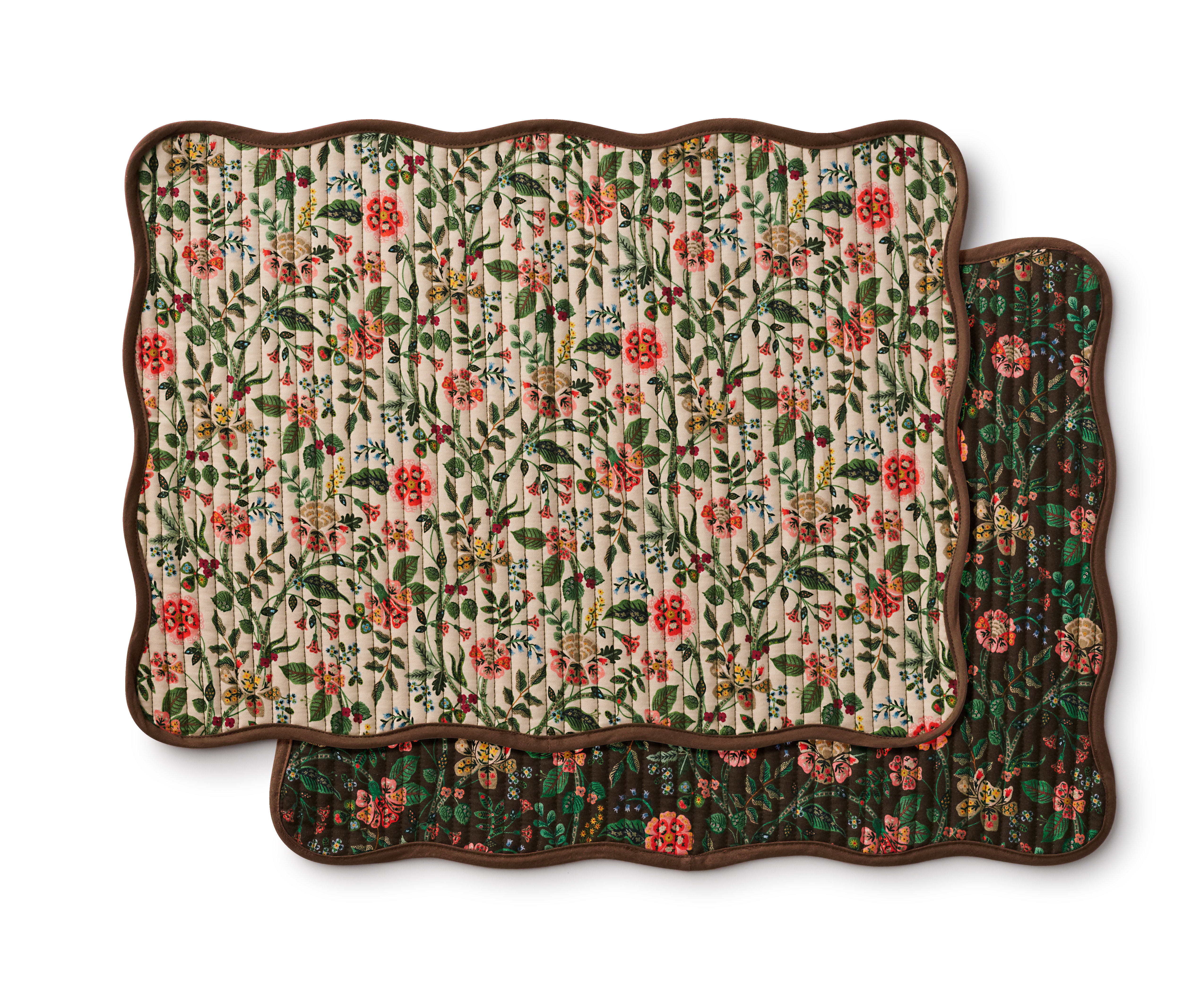 Rifle Paper Co. Gracie Quilted Cotton Placemats, Set of 4 | Wayfair