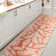 Carnearney Nevis Palm Frond Orange/Cream Indoor/Outdoor Rug