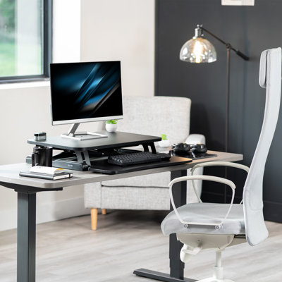 Convertisseur de bureau debout à hauteur ajustable VIVO (Série DESK-V000K)