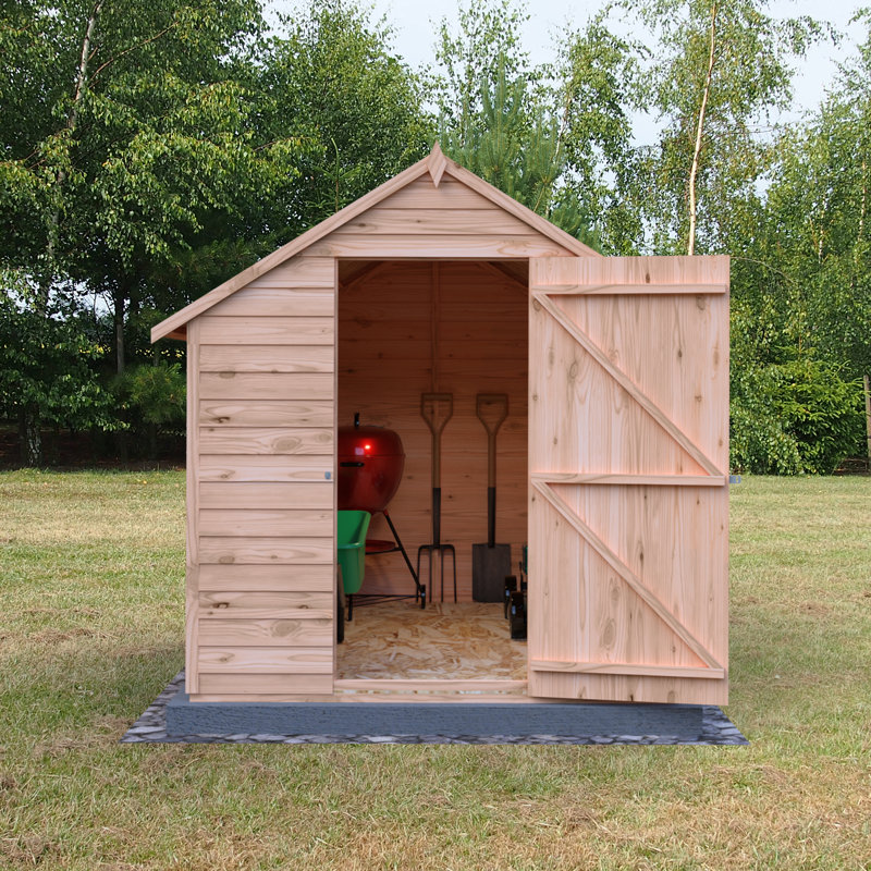Garden Value Overlap Shed , No, 6 ft. W x 8 ft. D