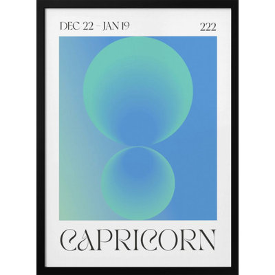Capricorn Framed Graphic Art