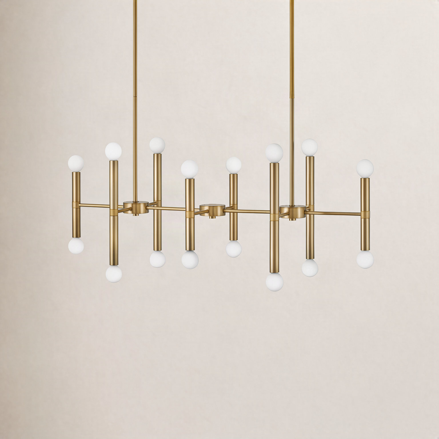Jamir 16-Light Chandelier, Gold