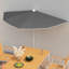 Parasol de jardin semi-parasol 70,9 x 35,4 po Anthracite Garden-830409797
