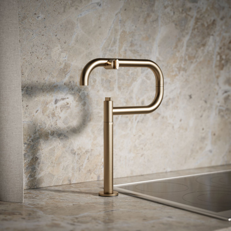 Components® Deck-Mount Pot Filler, Bronze