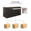 Îlot de cuisine de 81 à 106 po avec plateau en bois manufacturé - Armoire de rangement réglable pour les cuisines de style campagne moderne et à aire ouverte-120090103