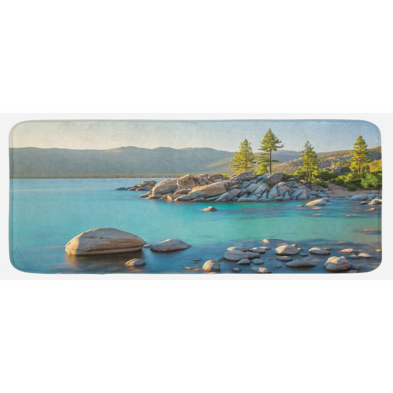 Rustic Polyester Kitchen Mat