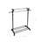 Metal Adjustable Rolling Clothing Rack