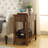 Bertie Walnut Finish Accent Table