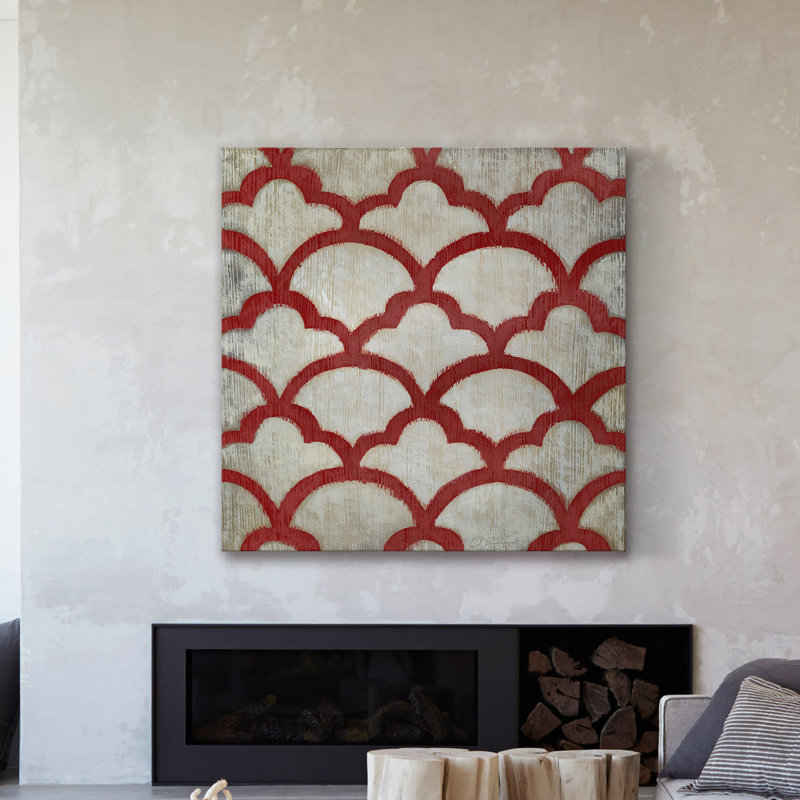 «Spectrum Symmetry VII» par Charika Zarris, reproduction d'art graphique sur toile, H 18 po x l 18 po x P 1,5 po