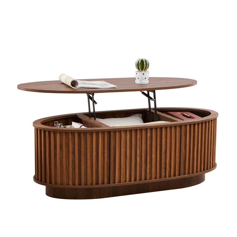 Lift Top Coffee Table With Storage, Walnut