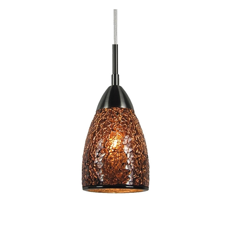 Luminaire suspendu grappe 3 lumières Isaak, Mosaïque miroir, Nickel satiné