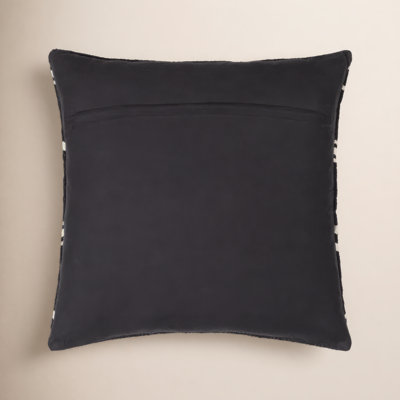 Chanterelle Embroidered Cotton Throw Pillow