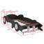 Lit plateforme avec roulettes Race-1573021198