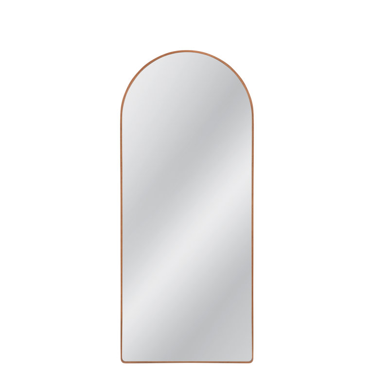 Strophe Solid Wood Arch Floor Mirror