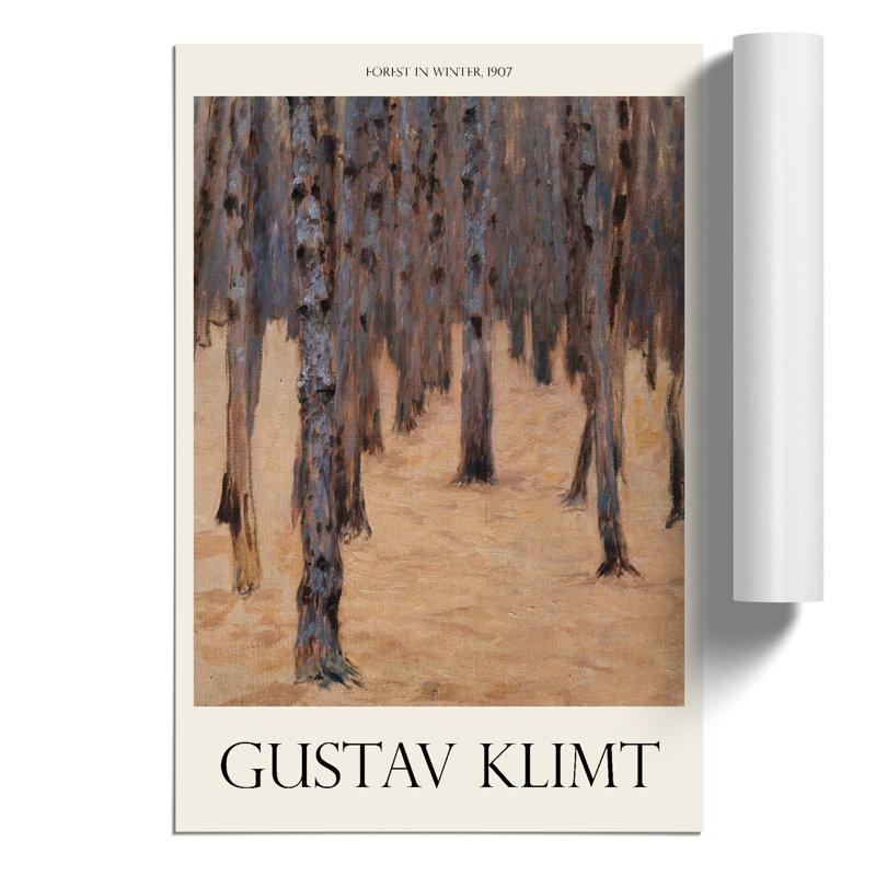 Forest by Gustav Klimt - 1 Piece Painting, 59cm H x 42cm W x 0.1cm D