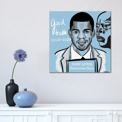 Good Trouble 1 Piece Wrapped Canvas Wall Art