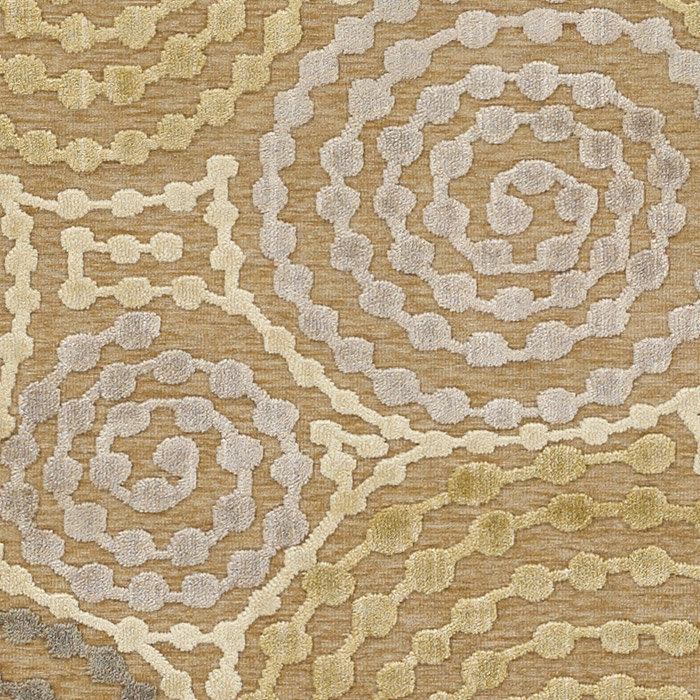 Tapis abstrait en praline Bressler