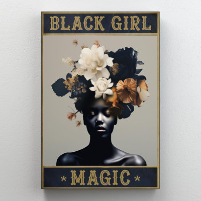 Impression sur toile, "Laleta Black Girl Magic"