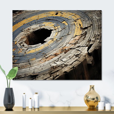 «Abstract Graceful Woodland Charm I», reproduction d'art murale abstraite en métal
