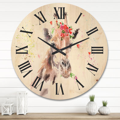 Solid Wood Wall Clock