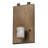 Rustic Lodge Flush Mounted Sconce