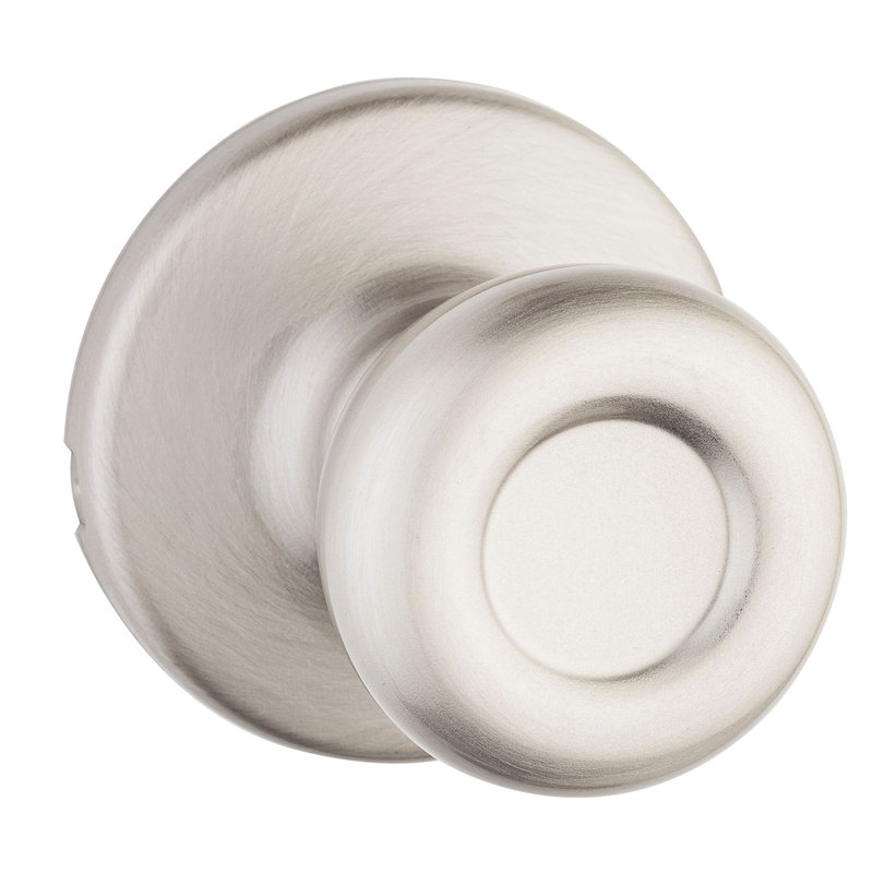 Tylo Single Dummy Door Knob, Satin Nickel