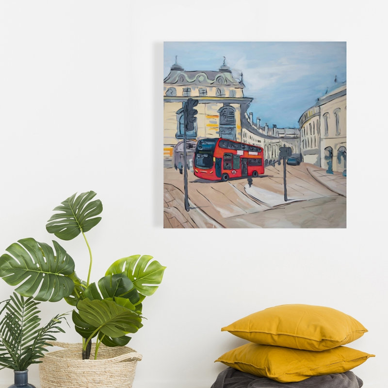 Toile bleue pour chambre à coucher - Piccadilly Circus London Home Decor