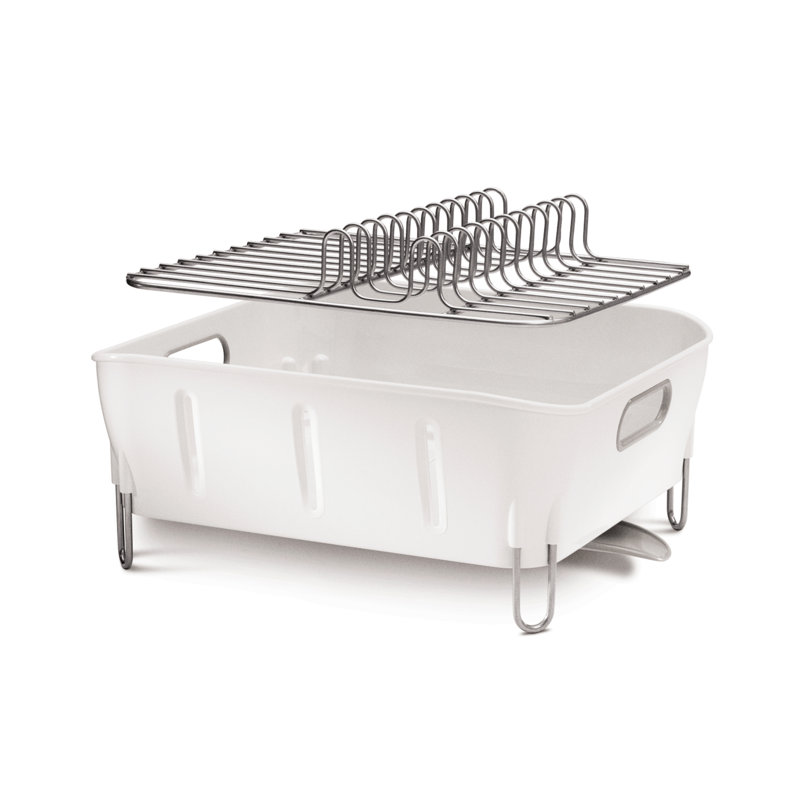Simplehuman Compact Dishrack, White