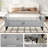 Mid-Century Morden 63" wide Luxury Storage Bench with Armrests-1523806725-1523806723