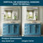 Miroir de salle de bain mural Llesenia-184043339-184043329-179273157