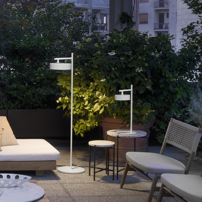Berlin Outdoor Table Lamp, Ivory