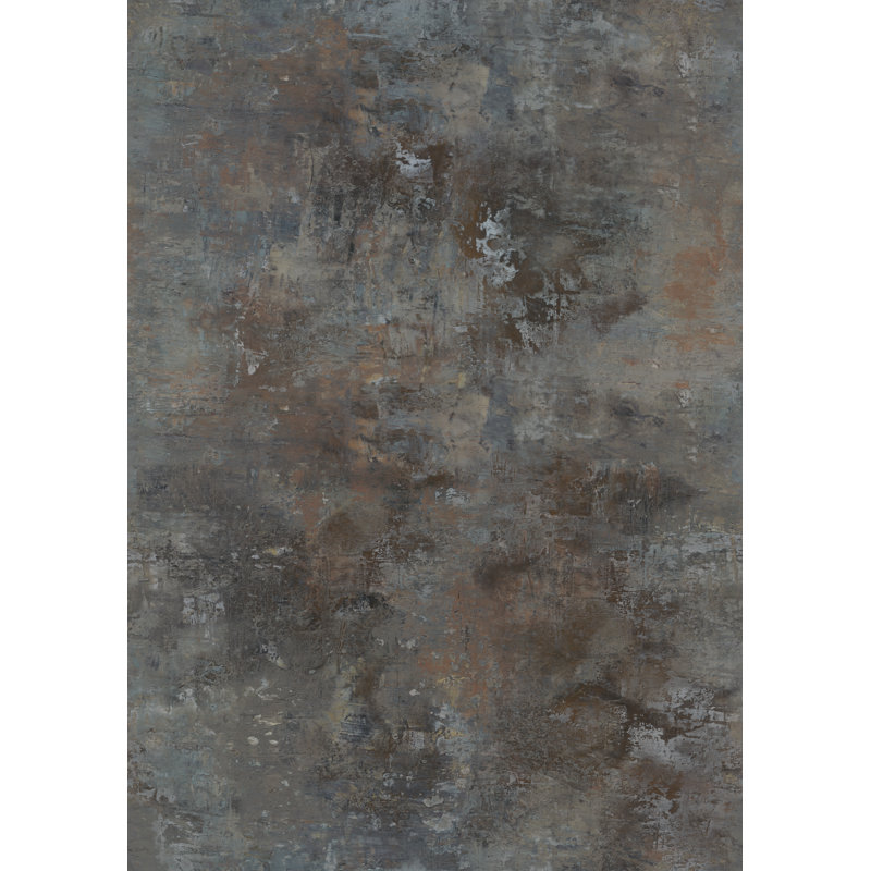 Sebbie 3M X 2.12M Matte Paste The Wall Mural, Blue/Grey