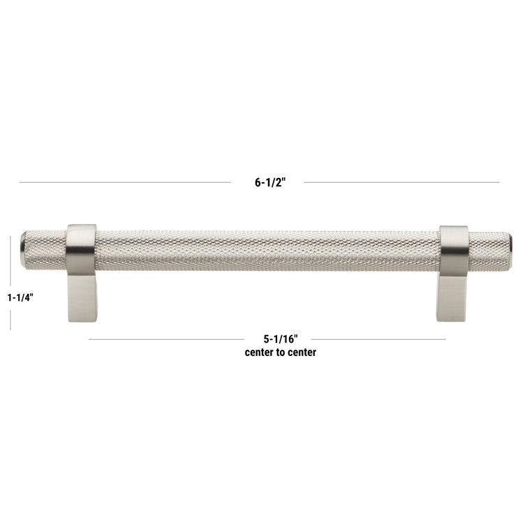 Kent Knurled 16 Center-to-Center Satin Brass Appliance Pull