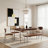 Extendable Dining Table with Metal Legs-232057026