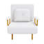 Fauteuil convertible 3-en-1 pliant pour canapé-lit - Dossier réglable à 5 positions avec coussin, canapé-lit peu encombrant pour le salon, la chambre à coucher et le bureau (blanc)