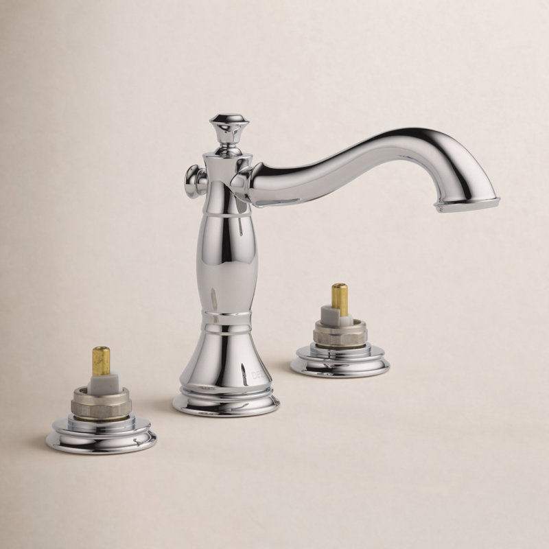 Robinet de salle de bain à large entraxe Cassidy ™ avec bonde, Chrome