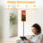  68.5" Standing Floor Lamp Sonoran Sunset Dimmable Metal Pole Lamp with Linen Lampshade LED Bulb Included