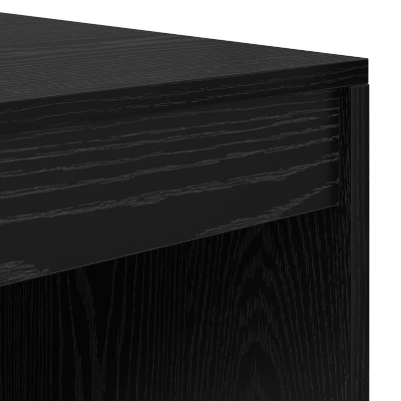 Writing Desk Particle Board, 76cm H x 90cm W x 50cm D, Black Oak