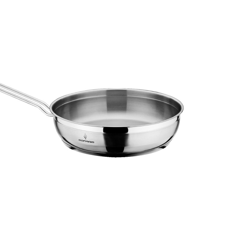 SOFRAM Premium Quality Frying Pan Stainless Steel (18/10), 9.4"