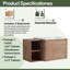 Meuble-lavabo simple 40 po avec comptoir en céramique 40 po-2093406972