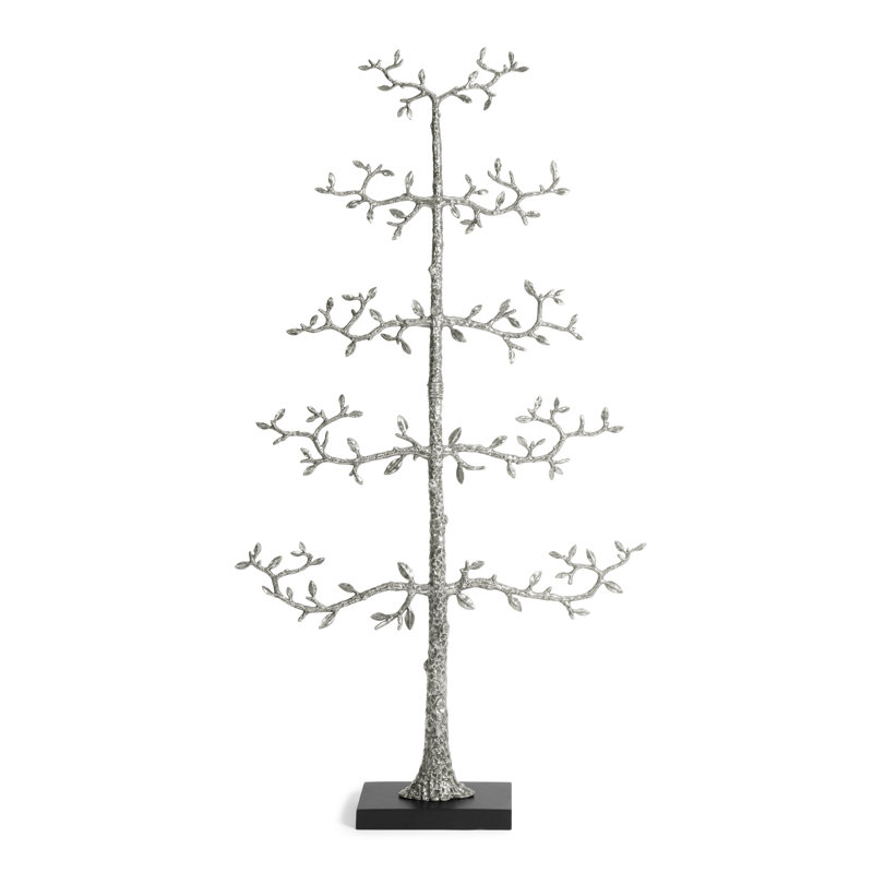 Espalier Christmas Ornament Tree Figurine / Sculpture, 71" H x 38.5" W x 2" D