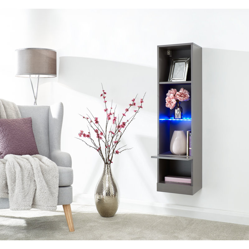 Kedzie Display Cabinet, Grey