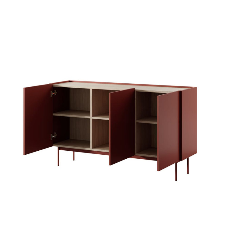 Bernda 144cm Sideboard, Red