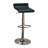 Black And Chrome Backless Bar Stool