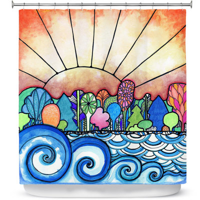 Dreyer Floral Shower Curtain