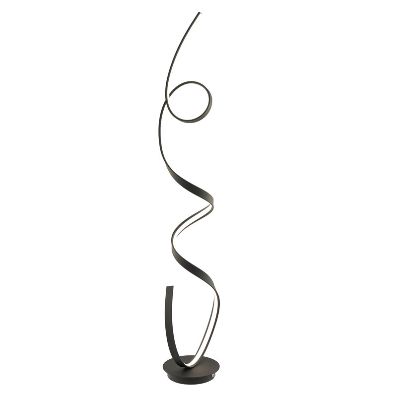 Clarkdale 63" Dimmable Novelty Floor Lamp, Black, Dimmable