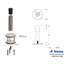 Wall Mounted Stainless Steel Baseboard Stop-71448834