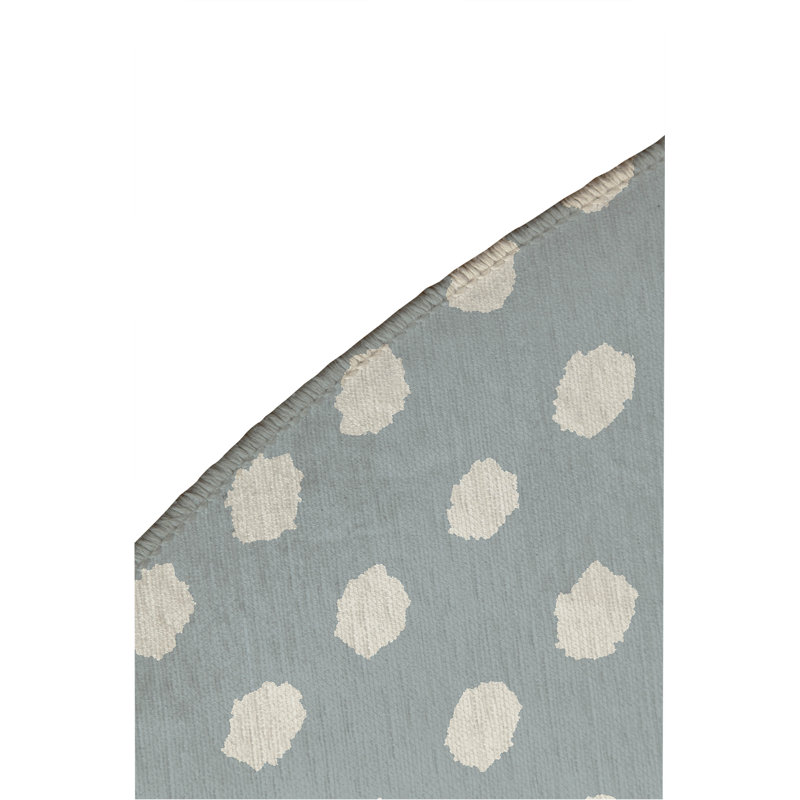 Tapis d'extérieur antidérapant Grunge Dot, Rond 5 pi